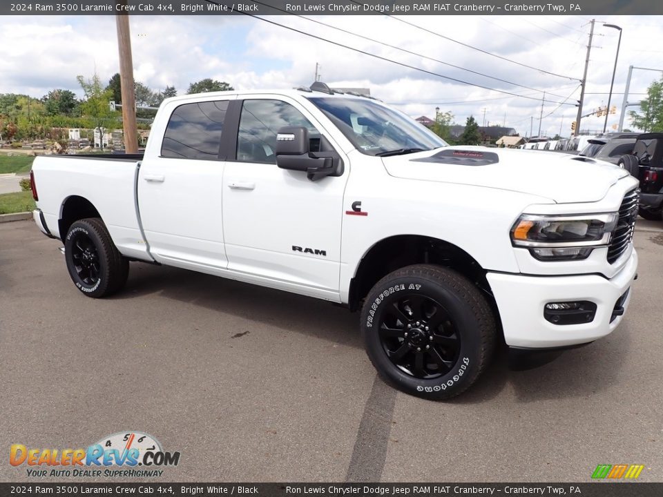 2024 Ram 3500 Laramie Crew Cab 4x4 Bright White / Black Photo #6