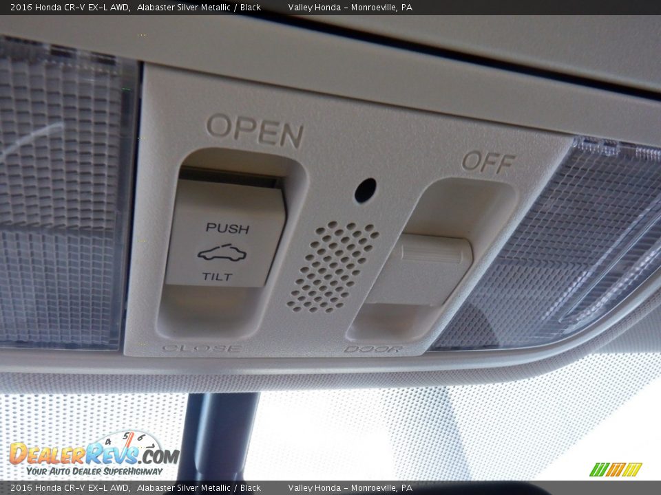 2016 Honda CR-V EX-L AWD Alabaster Silver Metallic / Black Photo #18