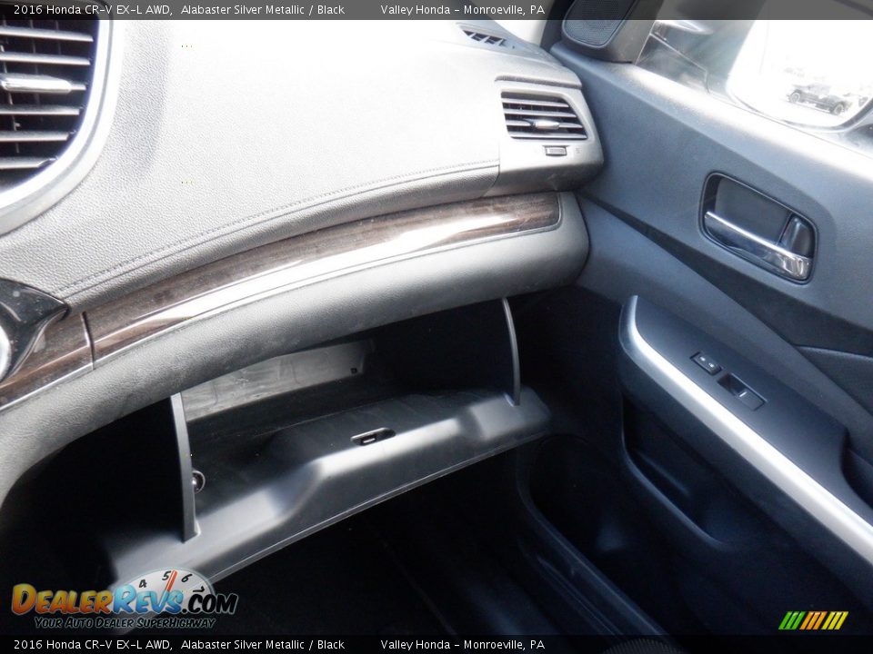 2016 Honda CR-V EX-L AWD Alabaster Silver Metallic / Black Photo #22