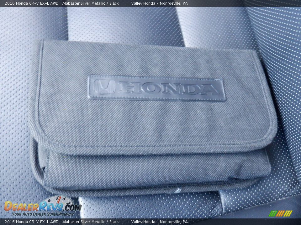 2016 Honda CR-V EX-L AWD Alabaster Silver Metallic / Black Photo #27