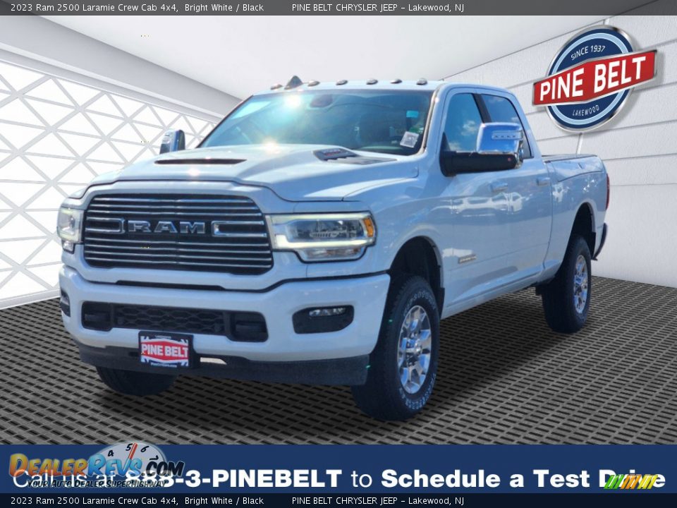2023 Ram 2500 Laramie Crew Cab 4x4 Bright White / Black Photo #1