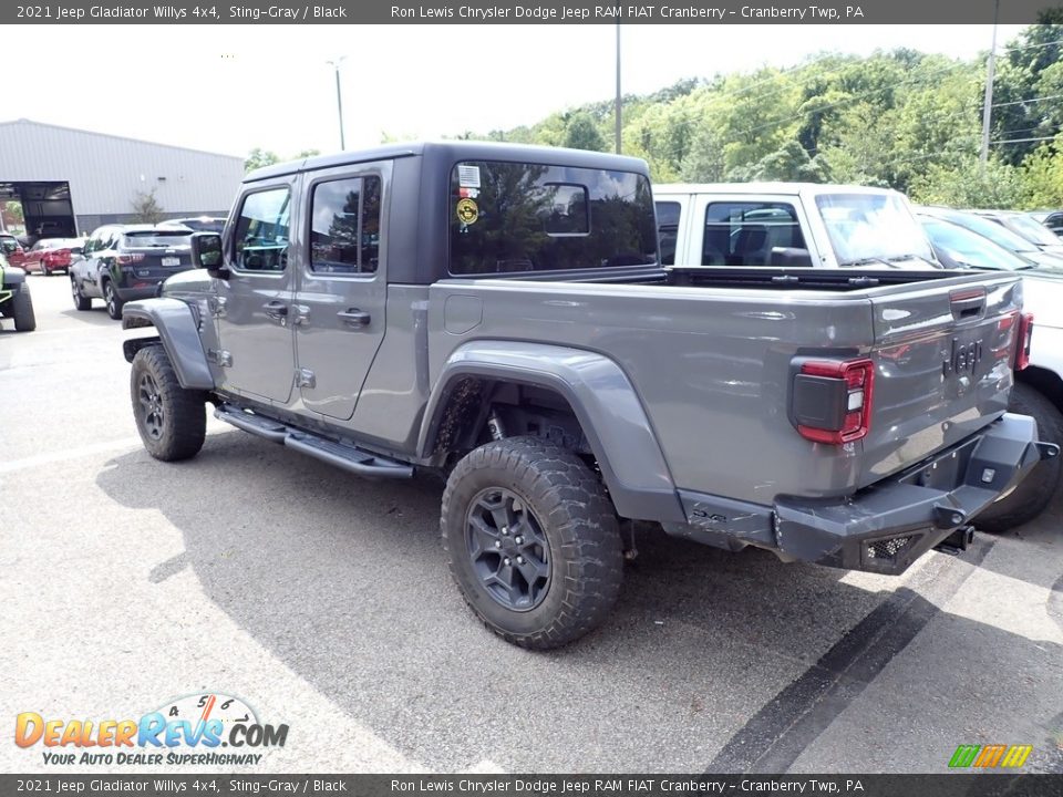 2021 Jeep Gladiator Willys 4x4 Sting-Gray / Black Photo #4