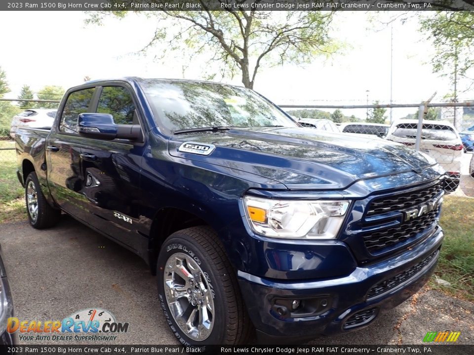 2023 Ram 1500 Big Horn Crew Cab 4x4 Patriot Blue Pearl / Black Photo #2