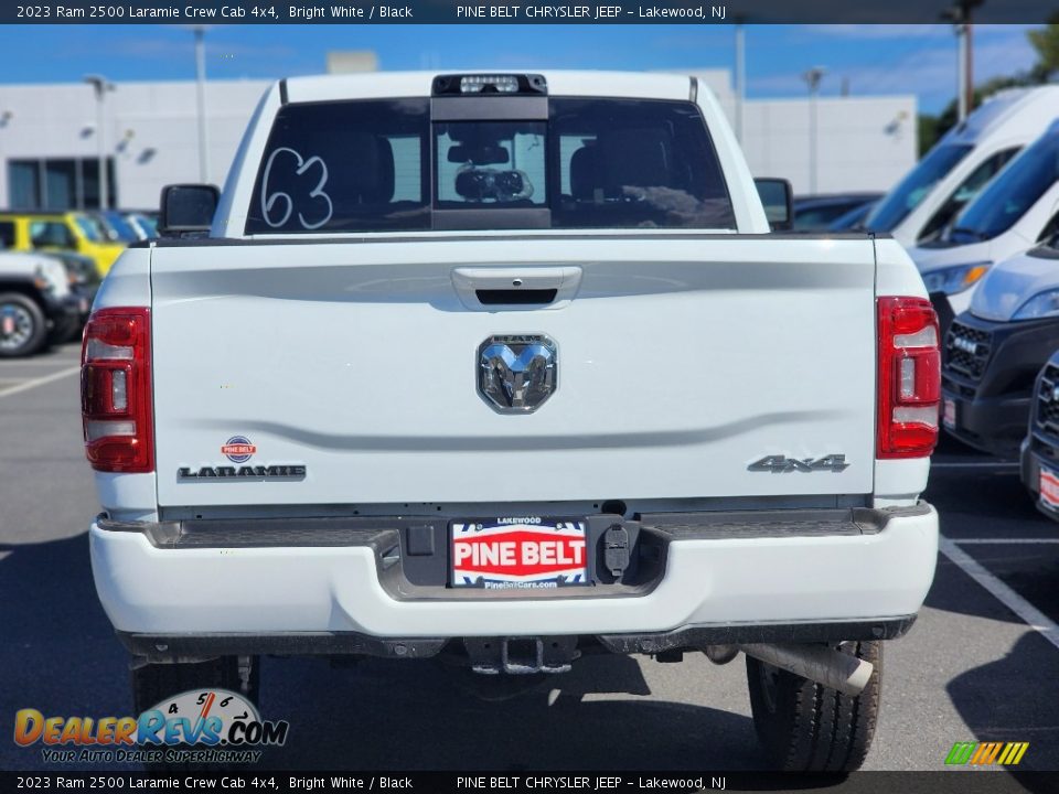 2023 Ram 2500 Laramie Crew Cab 4x4 Bright White / Black Photo #6