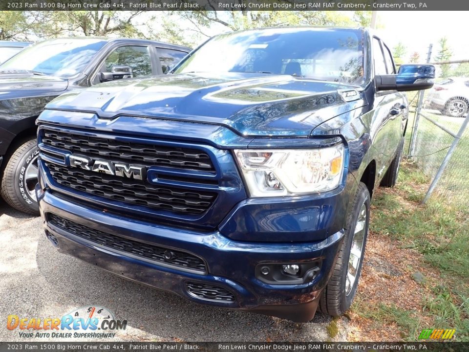 2023 Ram 1500 Big Horn Crew Cab 4x4 Patriot Blue Pearl / Black Photo #3