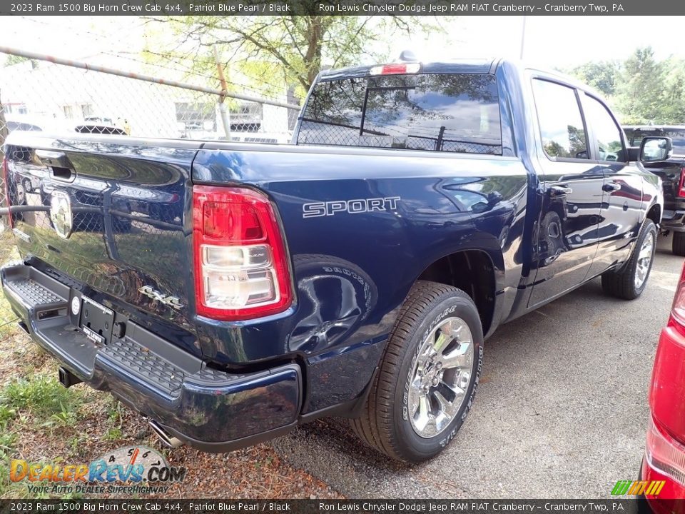 2023 Ram 1500 Big Horn Crew Cab 4x4 Patriot Blue Pearl / Black Photo #6