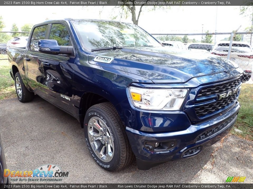 2023 Ram 1500 Big Horn Crew Cab 4x4 Patriot Blue Pearl / Black Photo #7