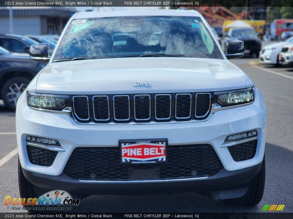 2023 Jeep Grand Cherokee 4XE Bright White / Global Black Photo #2