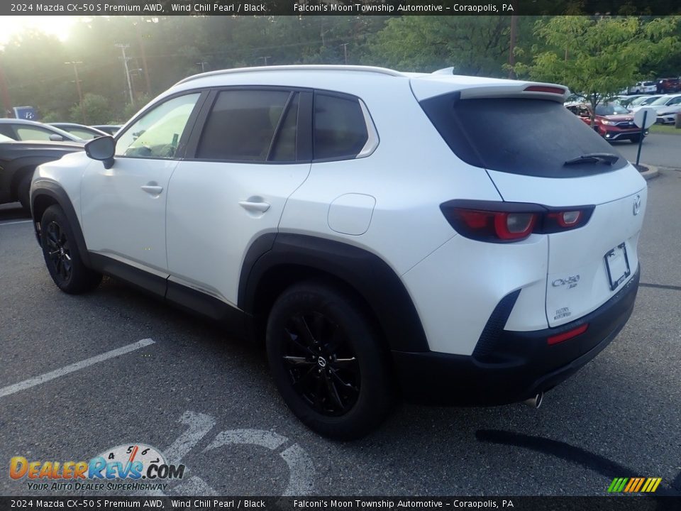 2024 Mazda CX-50 S Premium AWD Wind Chill Pearl / Black Photo #5