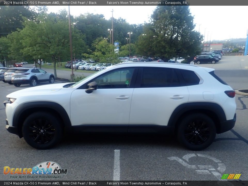 2024 Mazda CX-50 S Premium AWD Wind Chill Pearl / Black Photo #6