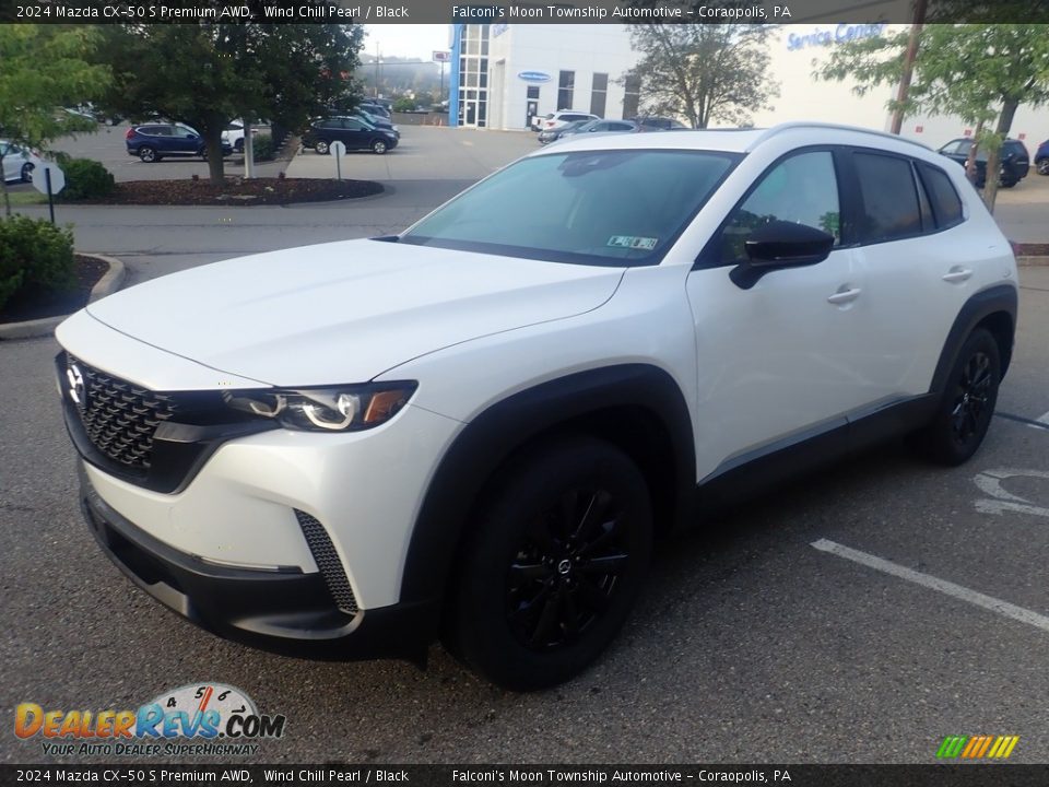 2024 Mazda CX-50 S Premium AWD Wind Chill Pearl / Black Photo #7