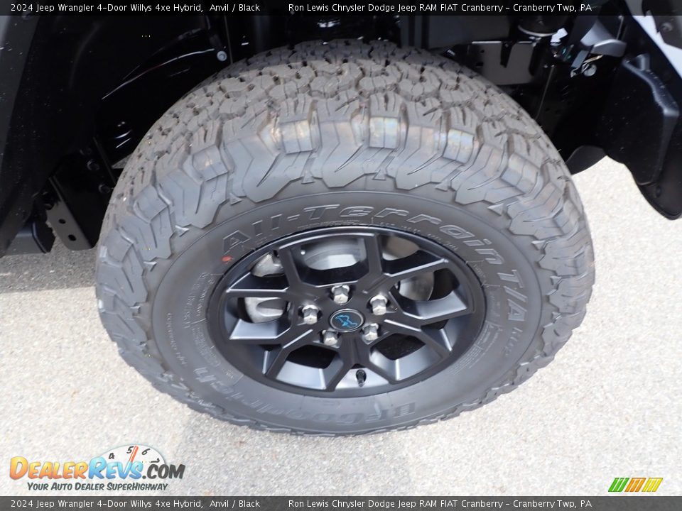 2024 Jeep Wrangler 4-Door Willys 4xe Hybrid Wheel Photo #9