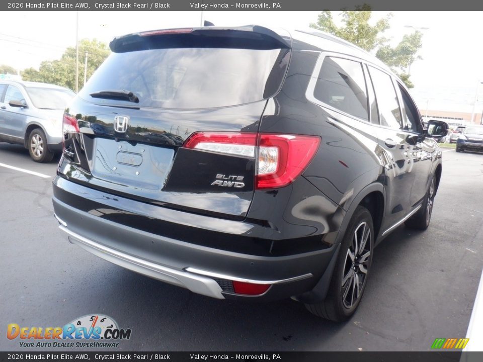 Crystal Black Pearl 2020 Honda Pilot Elite AWD Photo #4