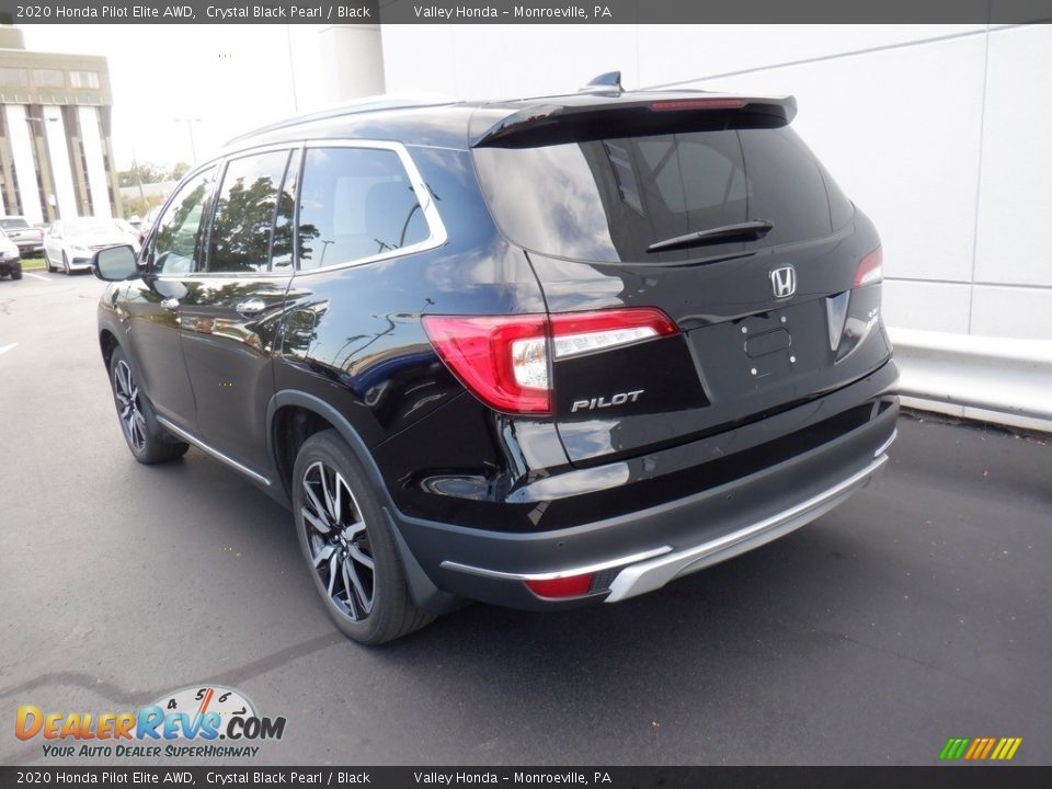 Crystal Black Pearl 2020 Honda Pilot Elite AWD Photo #7