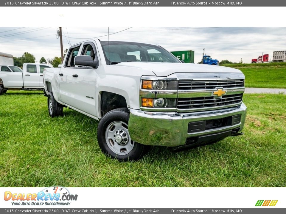 2015 Chevrolet Silverado 2500HD WT Crew Cab 4x4 Summit White / Jet Black/Dark Ash Photo #1