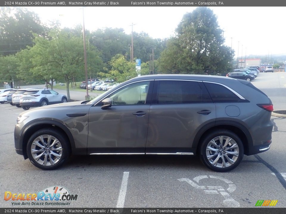 2024 Mazda CX-90 Premium AWD Machine Gray Metallic / Black Photo #6