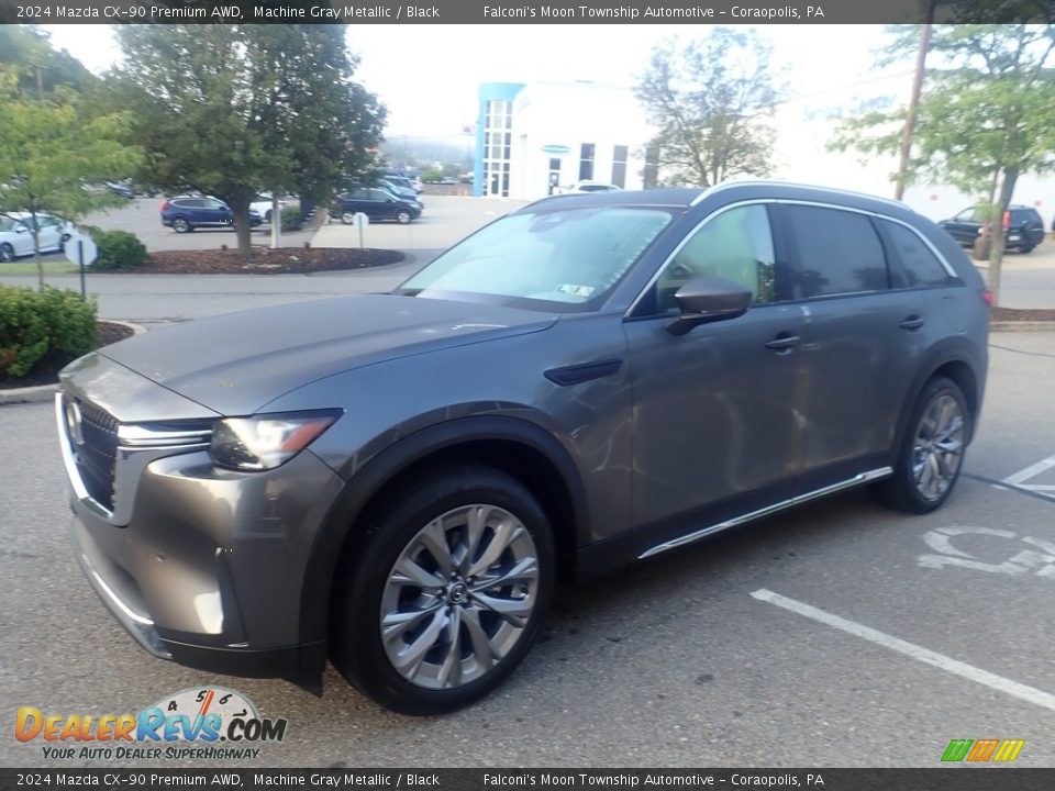 2024 Mazda CX-90 Premium AWD Machine Gray Metallic / Black Photo #7