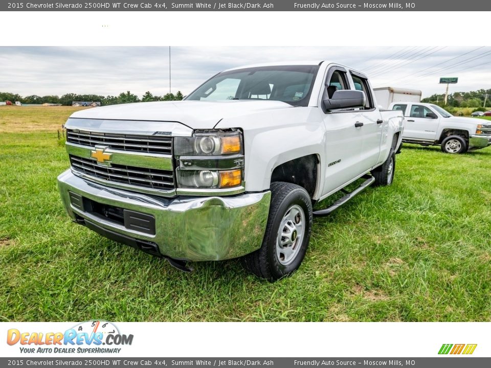 2015 Chevrolet Silverado 2500HD WT Crew Cab 4x4 Summit White / Jet Black/Dark Ash Photo #8