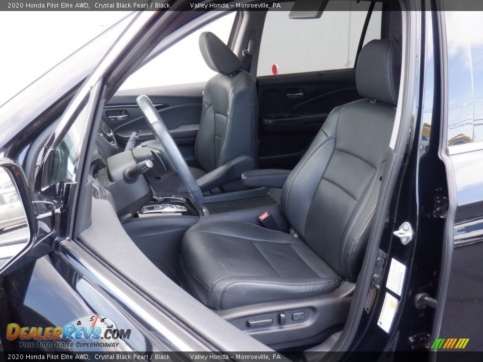 Front Seat of 2020 Honda Pilot Elite AWD Photo #18