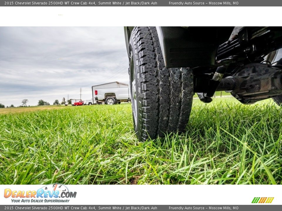 2015 Chevrolet Silverado 2500HD WT Crew Cab 4x4 Summit White / Jet Black/Dark Ash Photo #12