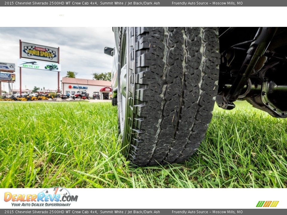 2015 Chevrolet Silverado 2500HD WT Crew Cab 4x4 Summit White / Jet Black/Dark Ash Photo #14