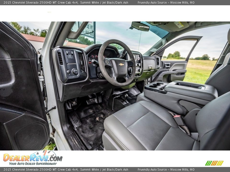 2015 Chevrolet Silverado 2500HD WT Crew Cab 4x4 Summit White / Jet Black/Dark Ash Photo #19