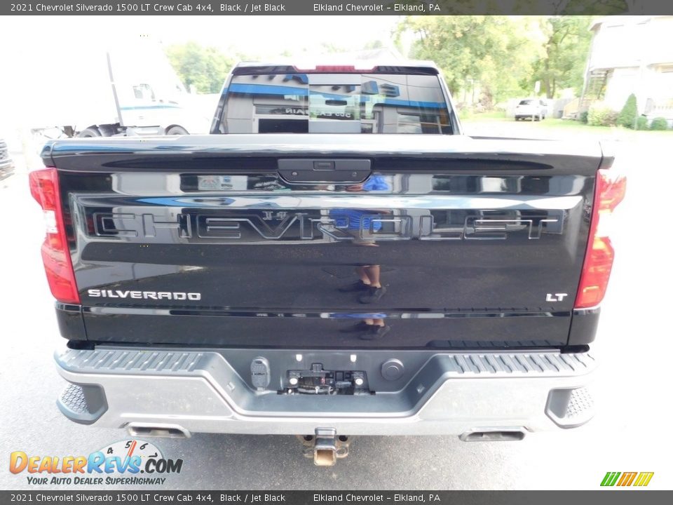 2021 Chevrolet Silverado 1500 LT Crew Cab 4x4 Black / Jet Black Photo #10