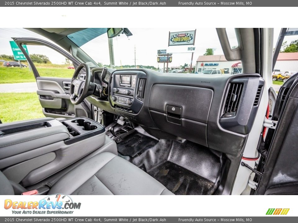 2015 Chevrolet Silverado 2500HD WT Crew Cab 4x4 Summit White / Jet Black/Dark Ash Photo #23