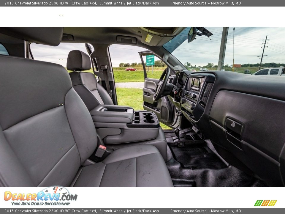 2015 Chevrolet Silverado 2500HD WT Crew Cab 4x4 Summit White / Jet Black/Dark Ash Photo #24