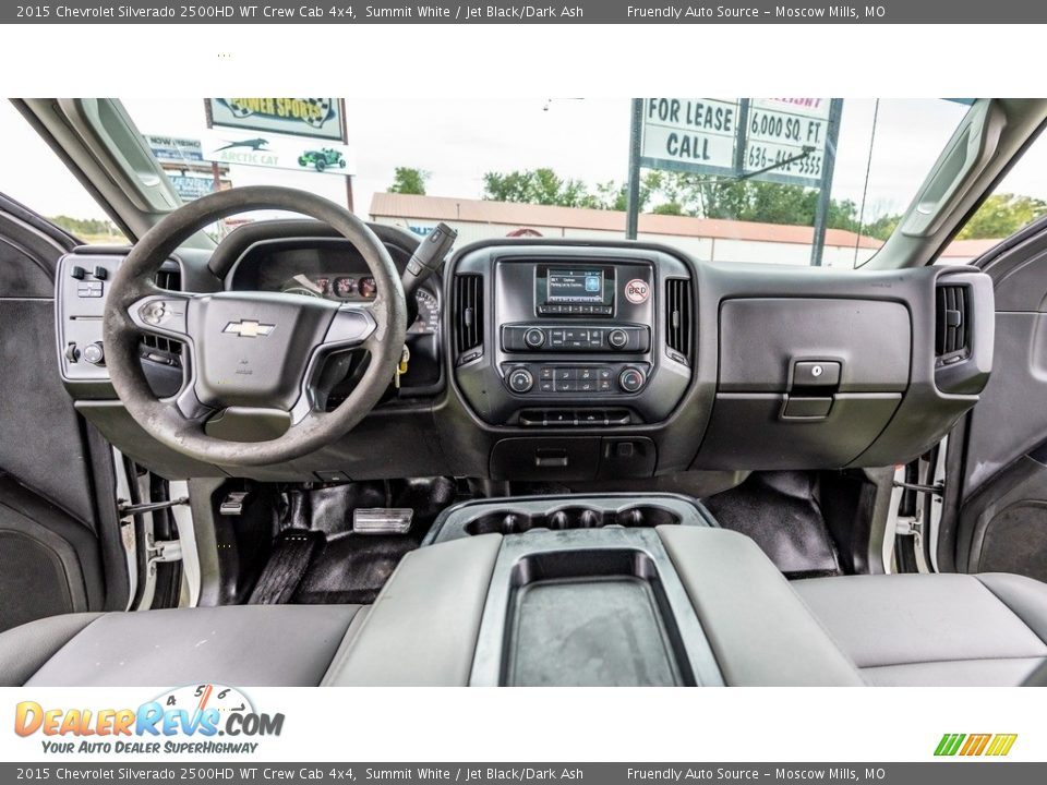 2015 Chevrolet Silverado 2500HD WT Crew Cab 4x4 Summit White / Jet Black/Dark Ash Photo #26