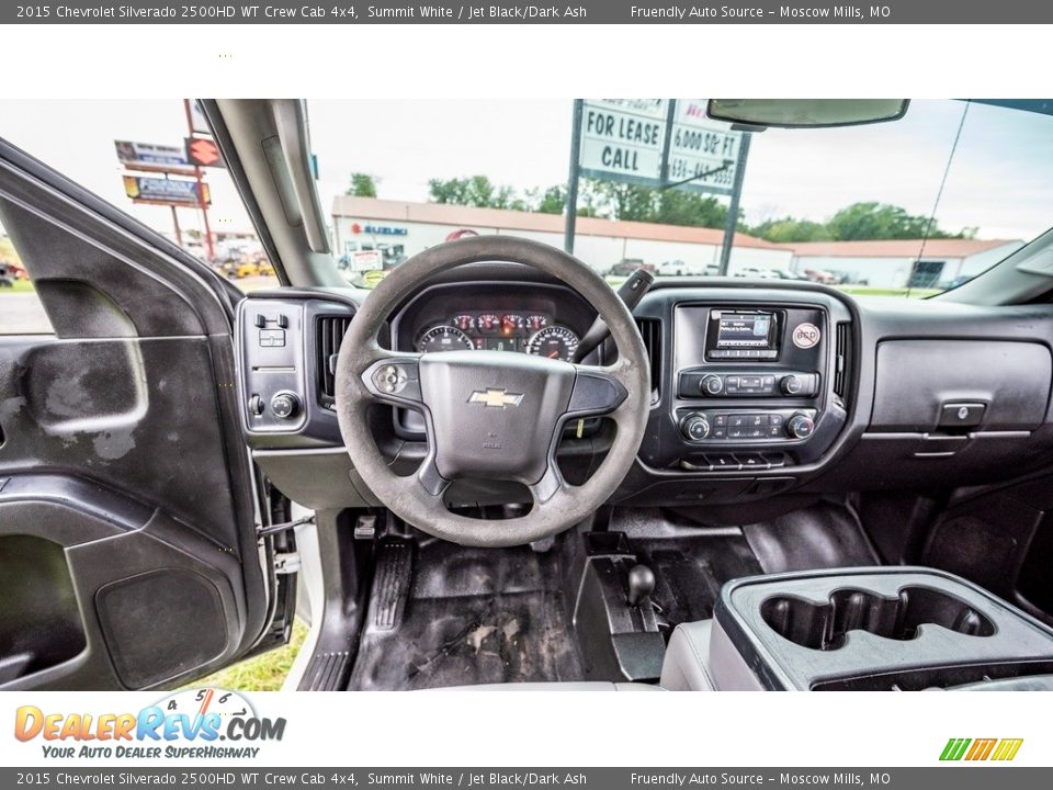 2015 Chevrolet Silverado 2500HD WT Crew Cab 4x4 Summit White / Jet Black/Dark Ash Photo #27