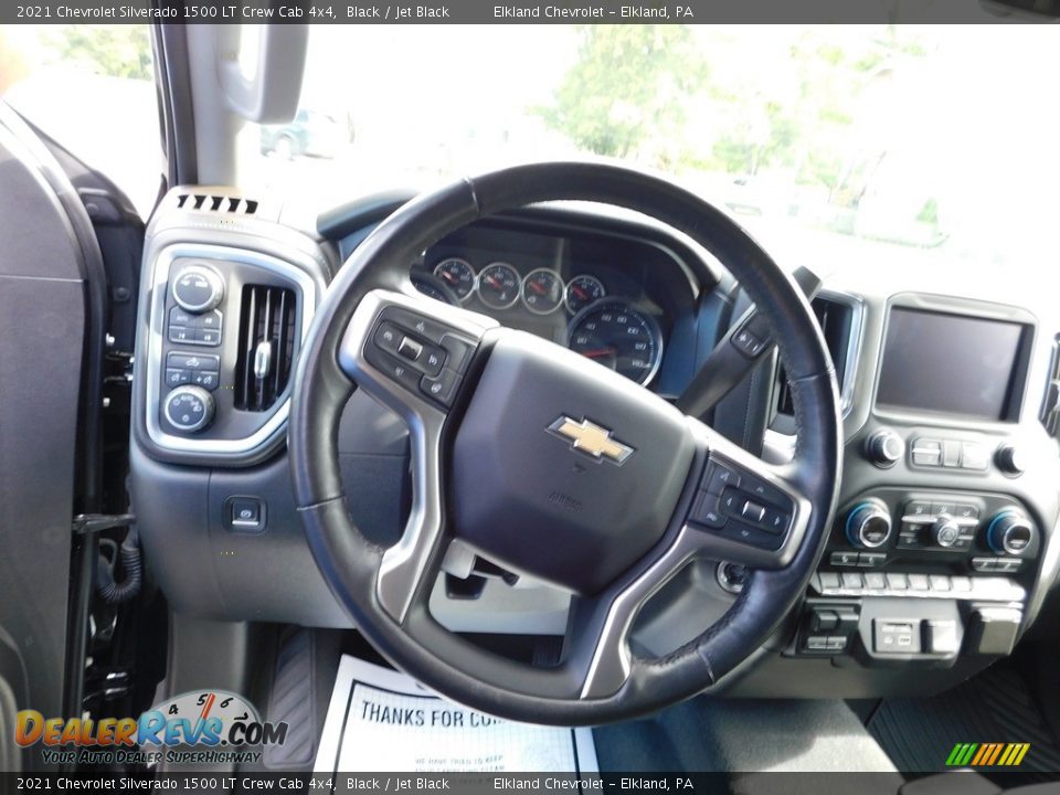 2021 Chevrolet Silverado 1500 LT Crew Cab 4x4 Steering Wheel Photo #22