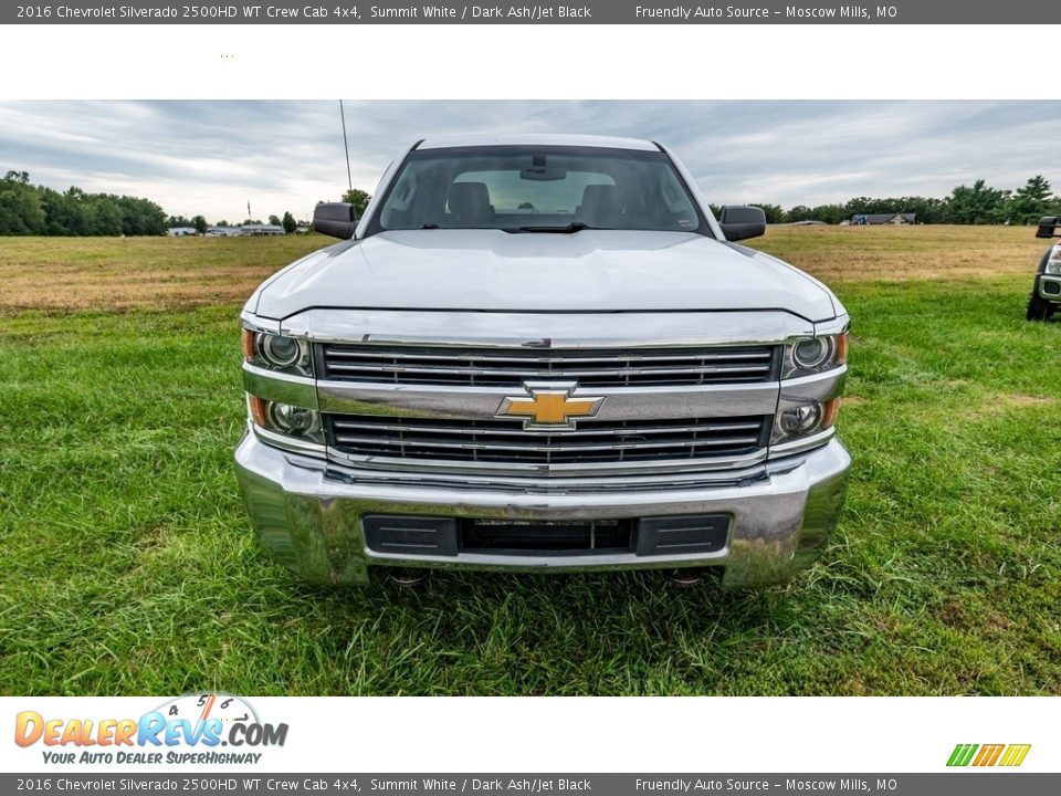 2016 Chevrolet Silverado 2500HD WT Crew Cab 4x4 Summit White / Dark Ash/Jet Black Photo #9