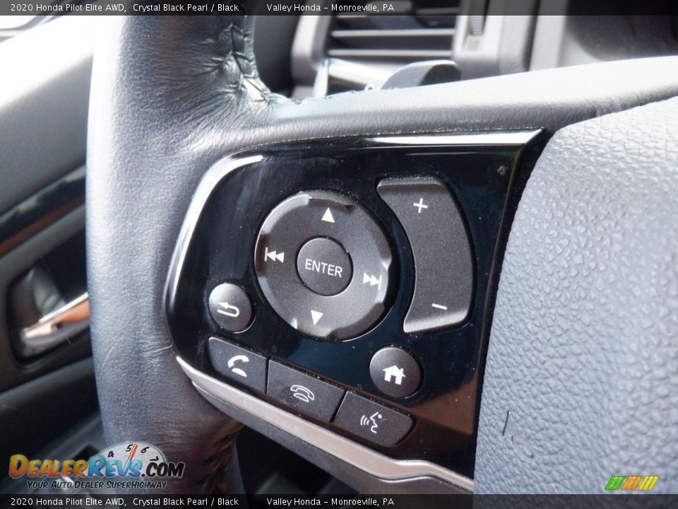 2020 Honda Pilot Elite AWD Steering Wheel Photo #36