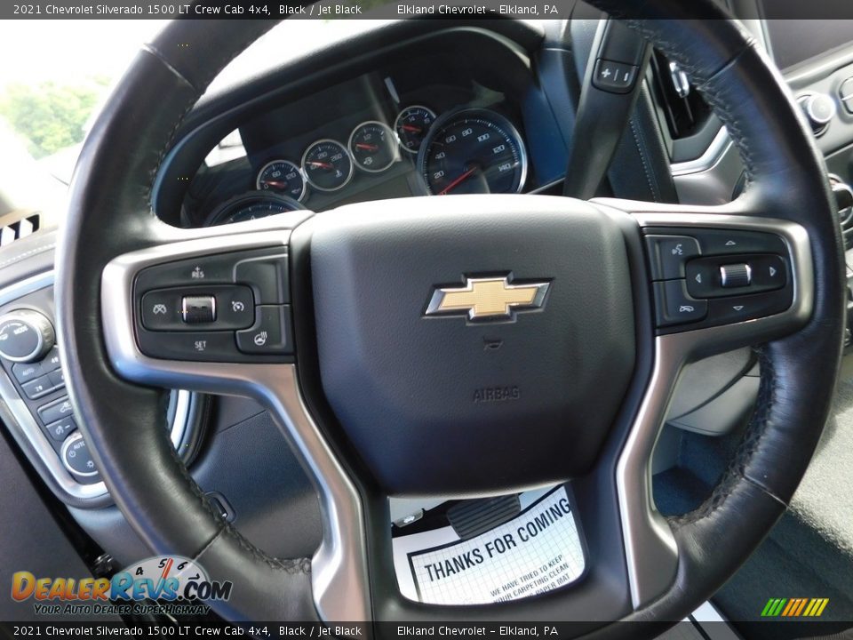 2021 Chevrolet Silverado 1500 LT Crew Cab 4x4 Steering Wheel Photo #23