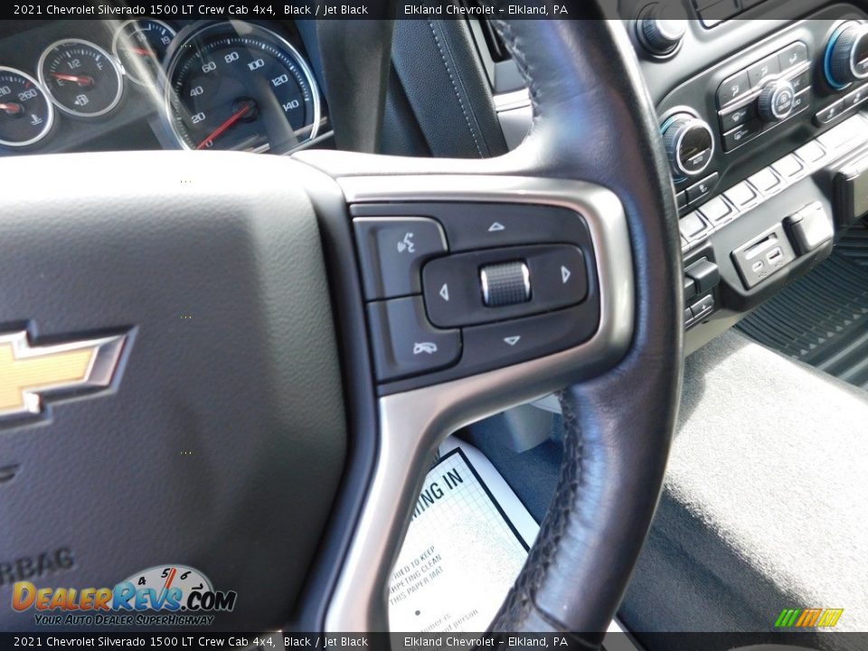 2021 Chevrolet Silverado 1500 LT Crew Cab 4x4 Steering Wheel Photo #24