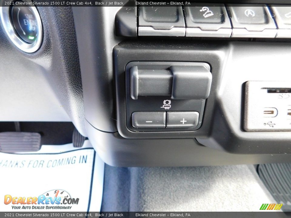 Controls of 2021 Chevrolet Silverado 1500 LT Crew Cab 4x4 Photo #33