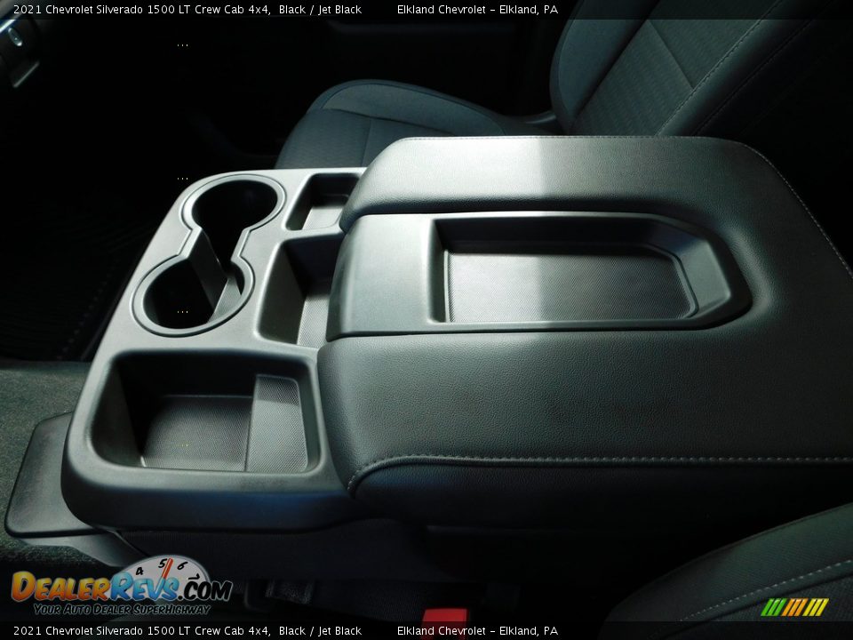 2021 Chevrolet Silverado 1500 LT Crew Cab 4x4 Black / Jet Black Photo #34
