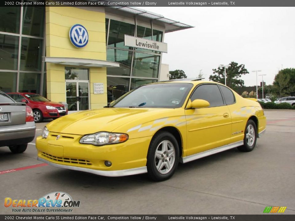 2002 Chevrolet Monte Carlo SS Limited Edition Pace Car Competition Yellow / Ebony Photo #1