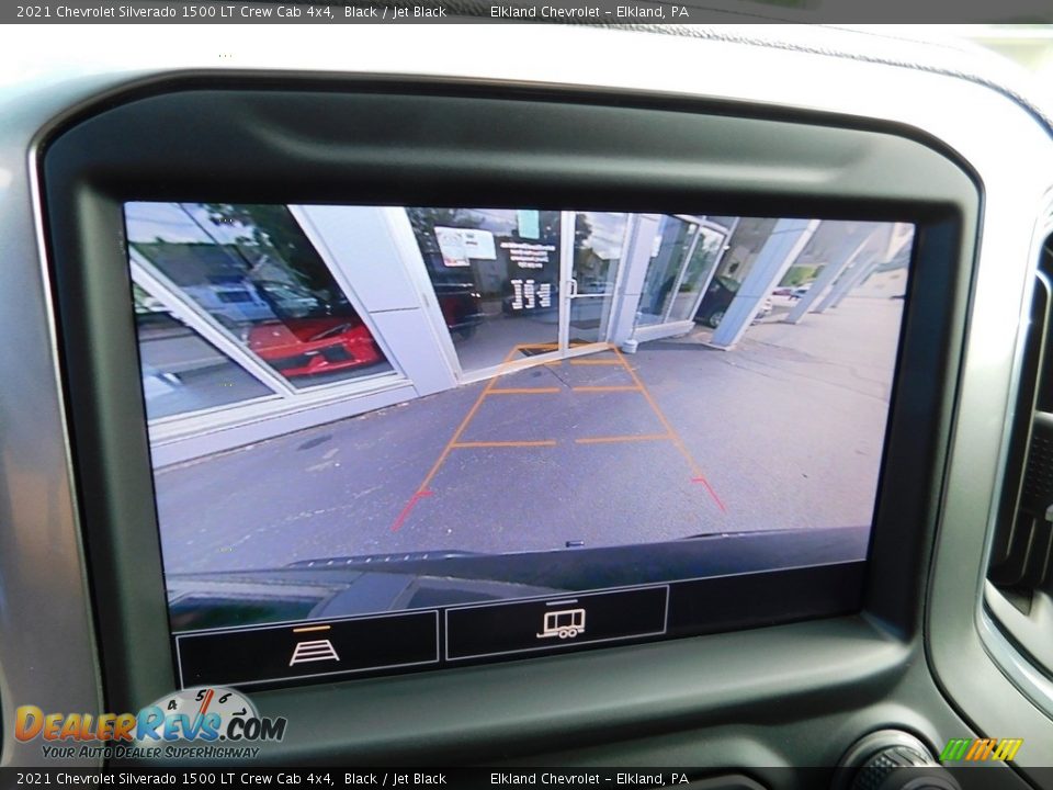 2021 Chevrolet Silverado 1500 LT Crew Cab 4x4 Black / Jet Black Photo #35