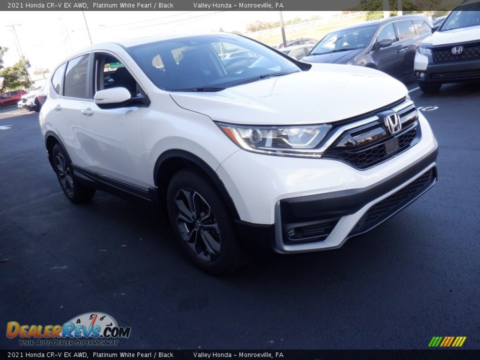 2021 Honda CR-V EX AWD Platinum White Pearl / Black Photo #5