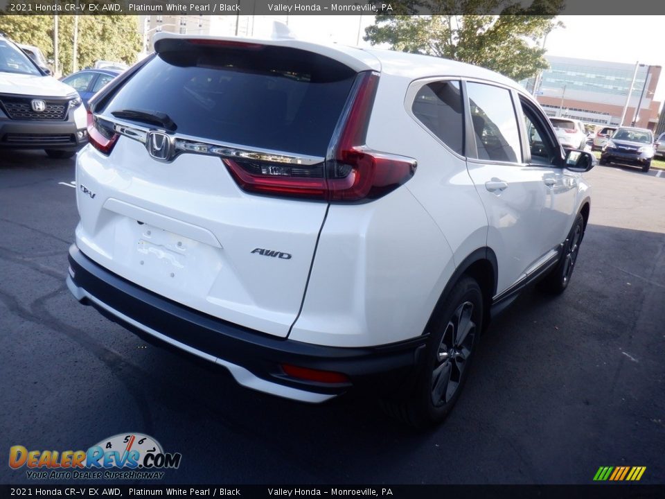 2021 Honda CR-V EX AWD Platinum White Pearl / Black Photo #6