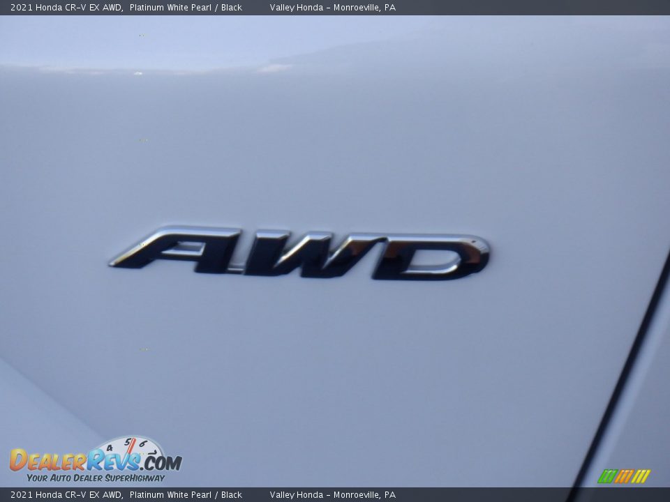 2021 Honda CR-V EX AWD Platinum White Pearl / Black Photo #7