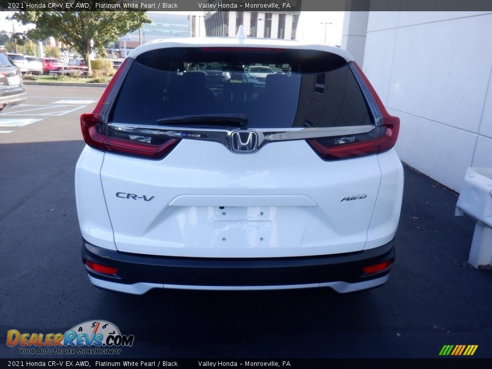 2021 Honda CR-V EX AWD Platinum White Pearl / Black Photo #8