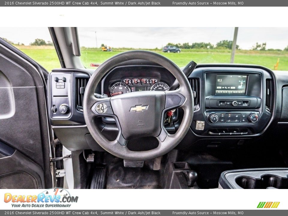 2016 Chevrolet Silverado 2500HD WT Crew Cab 4x4 Summit White / Dark Ash/Jet Black Photo #27