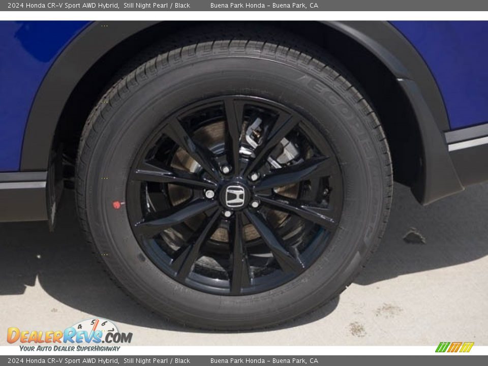 2024 Honda CR-V Sport AWD Hybrid Still Night Pearl / Black Photo #12
