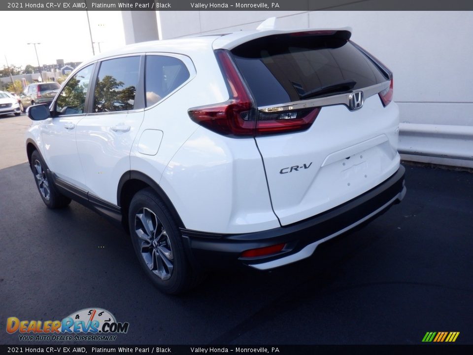 2021 Honda CR-V EX AWD Platinum White Pearl / Black Photo #9