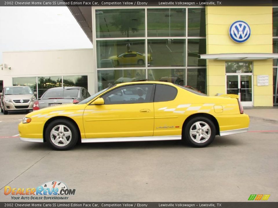 2002 Chevrolet Monte Carlo SS Limited Edition Pace Car Competition Yellow / Ebony Photo #2