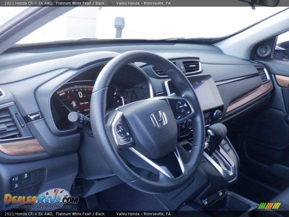 2021 Honda CR-V EX AWD Platinum White Pearl / Black Photo #11