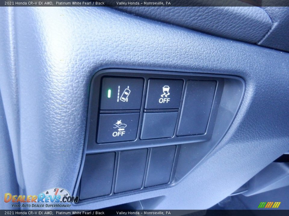 2021 Honda CR-V EX AWD Platinum White Pearl / Black Photo #12